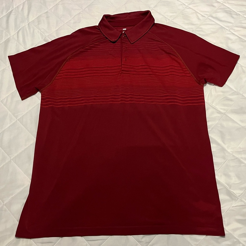All In Motion Men’s Golf Polo Short Sleeve Shirt Men Large Sports Fashion Casual
